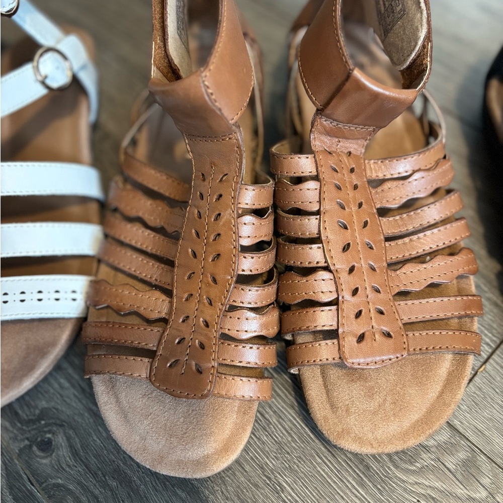 Earth Origins Brown Gladiator Sandals